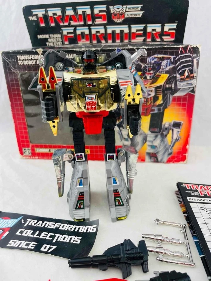 Transformers Original G1 1984 Dinobot Grimlock Complete w/ TM Box - Image 3 of 4
