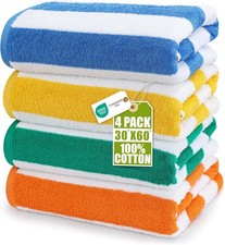 Utopia Towels Cabana Stripe Beach Towels (76 x 152 cm) - 100% Ring Spun Cotton L