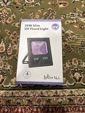 Laluce Natz 20 Watt Slim UV Flood Light IP65 In/Outdoor DJ Blacklight Tst/Works