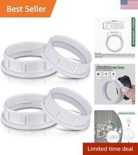 Light Socket Shade Rings,Aluminum Threaded Socket Ring for Medium Base E26 So...