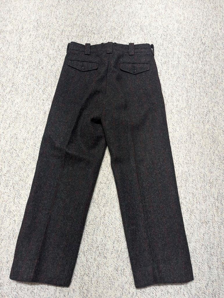 【Woolrich 】deadstock 80's wool pants vintage USA made WOOLRICH hunting MALONE pants 34x30 wool