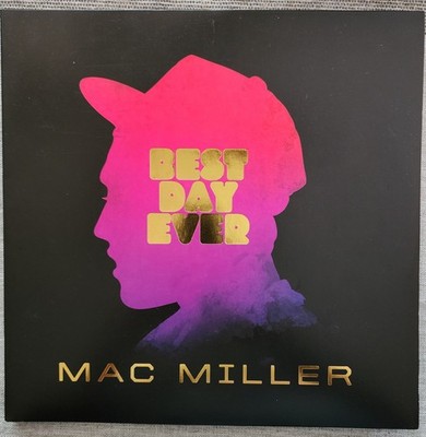 Best Day Ever   Mac Miller    Lavender Colored Vinyl LP Record used VG +