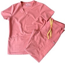 Figs Scrubs Set Women  s Casma Top Medium Yola Straight Leg Medium Tall Scrub