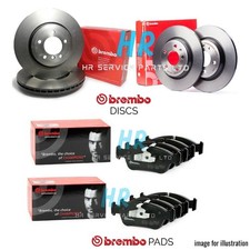 FRONT REAR BREMBO BRAKE DISCS & PADS FOR KIA SOUL 1.6 CRDi CONNECT MK2 2014-2020