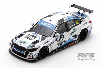 BMW 330i BTCC 2025 Aiden Moffat LKQ Euro Car Parts Racing 1:43 Spark UK035