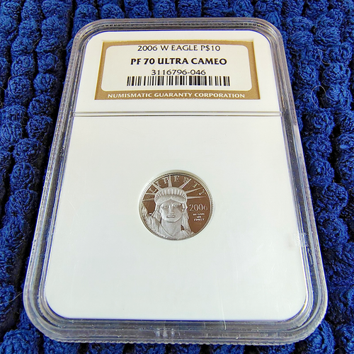 2006-W $10 Proof American Platinum Eagle 1/10 oz .9995 Fine NGC PF70 Ultra Cameo - Picture 5 of 16