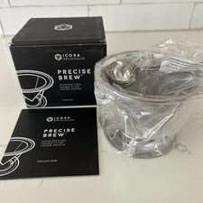 Stainless Steel Double Filter Coffee Dripper Set Pour Over Icosa Brewhouse Reuse