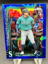 2025 Topps Chrome Update- Ben Williamson - Blue Lava Refractor Rookie SP#068/150