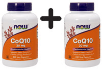 2 X NOW Foods Coq10, 30Mg - 240 Vcaps (305,28 Eur/Kg)