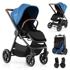 Convertible Travel Baby Stroller w/Car Seat Adapters, Reversible Seat, Handlebar
