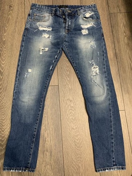 Men Frankie Morello Jeans Blue 48 #FGS