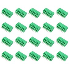 10 PCS 10Pin 2.54mm 0.1 Inch Pitch PCB Mount Screw Terminal Block 150V 6A