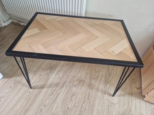 Oak Parquet Coffee Table New