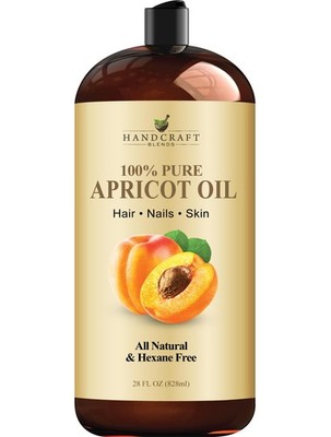 Handcraft Blends Apricot Kernel Oil - Cold-Pressed 28 Fl 28 Oz (Pack of 1) 