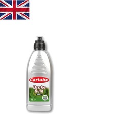 High-Performance DOT 4 Brake Fluid 1L - Synthetic, Moisture Resistant, Safe Use 12.78 per litre