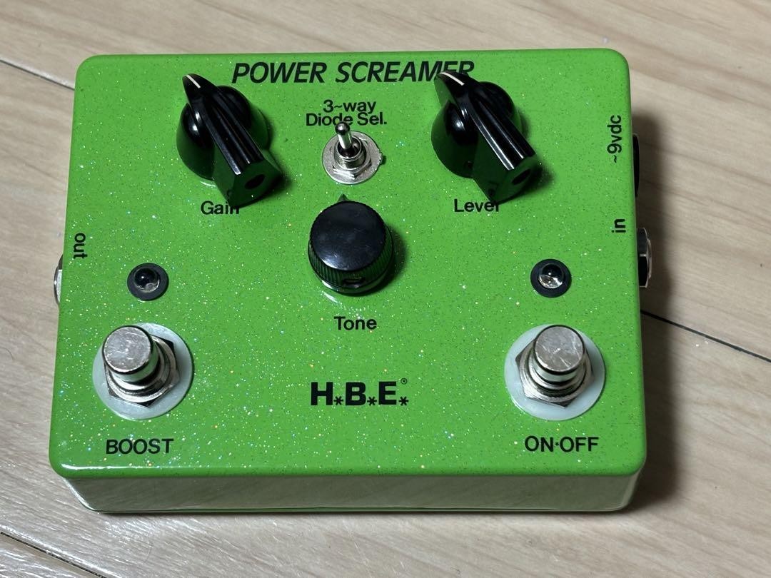 ギター HomeBrew Electronics HBE Power Screamer Home Brew Electronics H.B.E Power Screamer Overdrive Guitar
