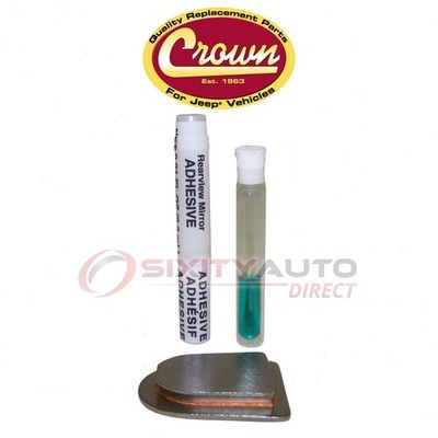 Crown Automotive Rear View Mirror Adhesive Pad for 2001-2007 Dodge Caravan - mf