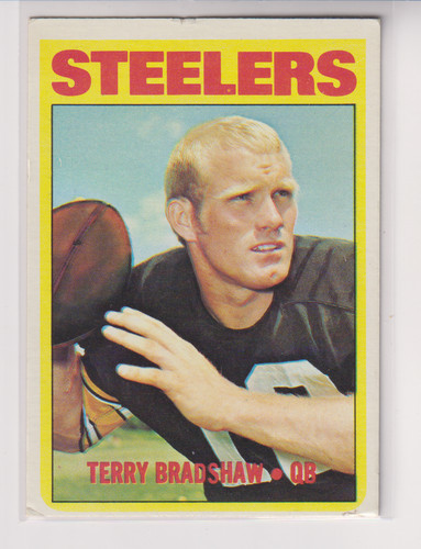 Terry Bradshaw #150 1972 Topps card