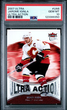 2007 ULTRA JAROME IGINLA ULTRA ACTION #UA6 CALGARY FLAMES PSA 10