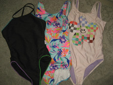 girls 14 Lands End Molo bathing suit swimwear 1 piece lot swim beach