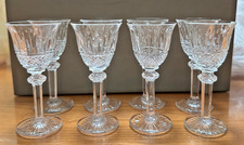 8 St Louis Crystal Tommy Continental Cordials Signed 4 3/16" - DS31