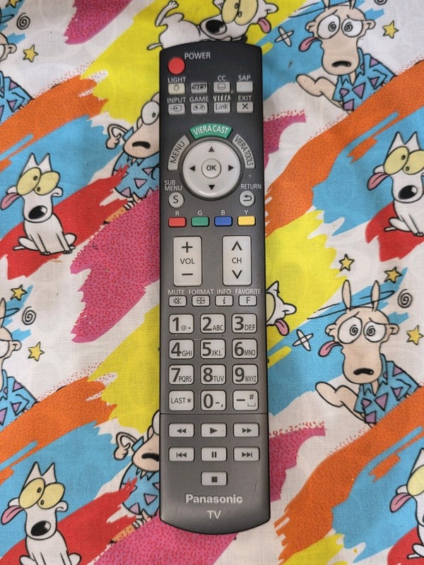 Genuine Panasonic N2QAYB000571 TV Remote Control