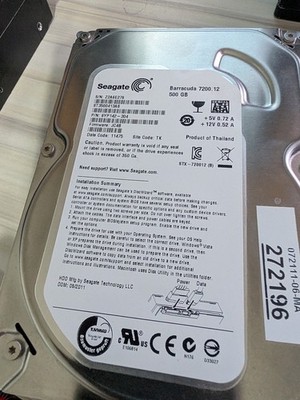Seagate Barracuda ST500DM002 500 GB SATA III 3.5 in Desktop Hard Drive