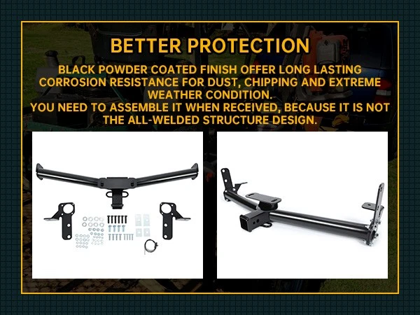 Trailer Tow Hitch Receiver 2" Class 3 Fits Equinox Terrain Vue Torrent 02-17 Foto 4 de 4