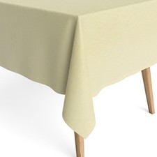 Tovaglia rivestita cotone IBIZA CREMA beige champagne tinta unita
