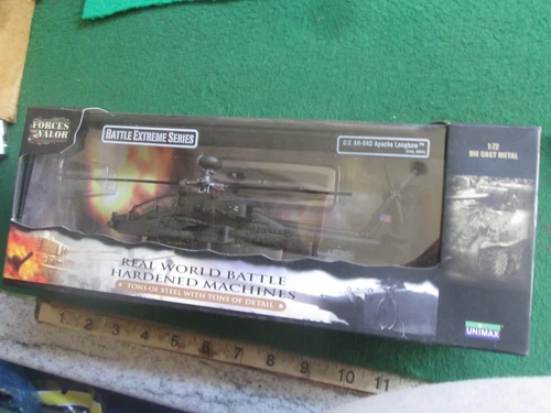 FORCES OF VALOR 85308 U.S. AH-64D APACHE LONGBOW IRAQ 2004 (1:72 SCALE) NEW