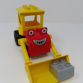 LEGO DUPLO Bob the Builder Figure & Blocks 2005 Authentic Figure Incomplete