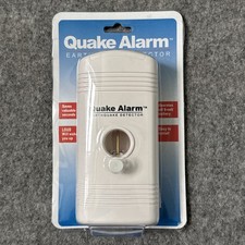 Quake Alarm Detector Earthquake QA-2000 Alert - White NEW