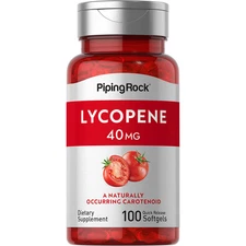 Lycopene | 40mg | 100 Softgel Capsules | Non-GMO Supplement | by Piping Rock