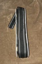 8 yds. Black/Gray Wright's Polypropylene Webbing Strap 1.5"