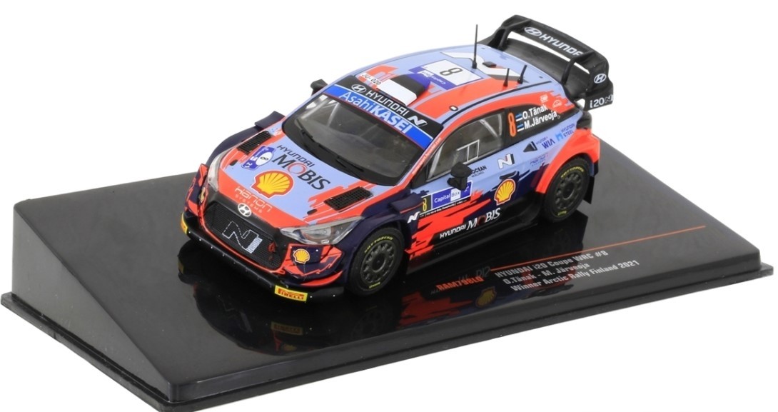 Hyundai i20 Coupe WRC Rallye de Finlande 2021 : revivez l'adrénaline du rallye au 1/43