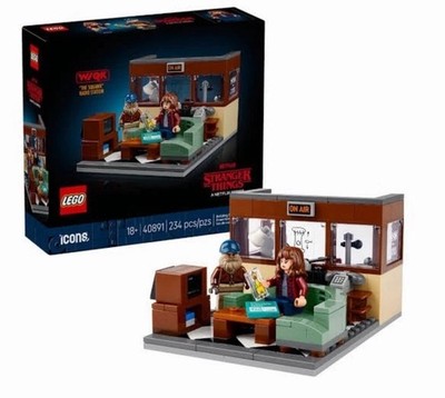 Lego Stranger Things WSQK The Squawk Radio Station promo 40891 SHIPS SAME DAY