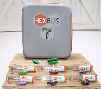 Hexbug Nano Bug Lot Bugs Electronic Toys  Mixed Working with Storage Case