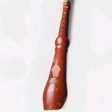 VTG Concerto 25" Wood Recorder Tenor Flute Germany Made Baroque Metal Key Read