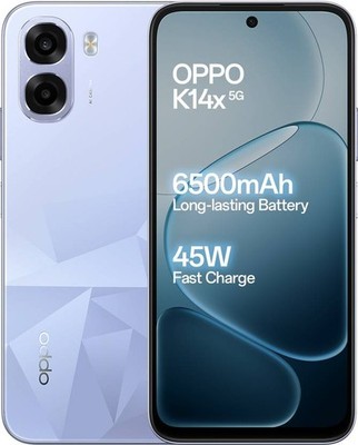 OPPO K14x 5G (Blue, 128GB 6GB RAM) Dimensity 6300 Processor Global Version.