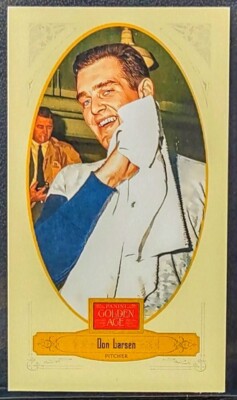 2012 Panini Golden Age Don Larsen Mini Red Croft's Candy Back #70 NY Yankees