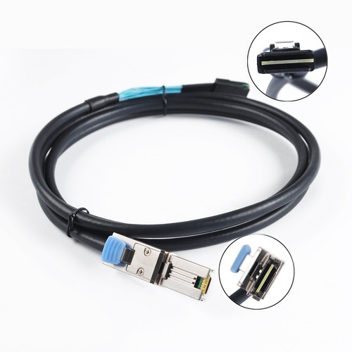 2M SFF-8087 Mini SAS 36P Pin to SFF-8088 Mini SAS 26P Pin Adapter Transfer Cable - Photo 10/12