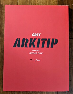 Shepard Fairey Obey Arkitip 51 Complete - Stencil And Signed