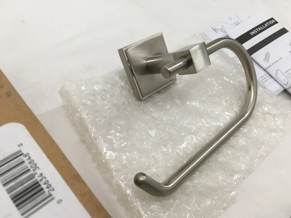 (1) NUEVO Soporte para rollos de pañuelos Amerock Appoint - NÍQUEL CEPILLADO - BH36071G10 (cos) Foto 3 de 4