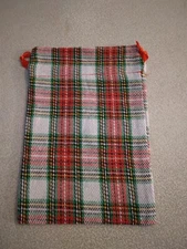 Drawstring bag Red and Green Plaid 276402