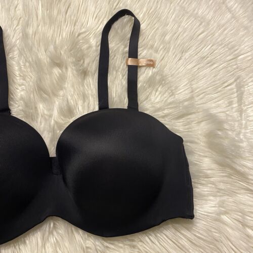 Ambrielle 42DD Bra Black Multiway Strapless Underwire Back Closure NWOT - Picture 2 of 7