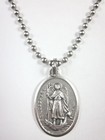 St Raphael the Archangel Medal Pendant 24" Ball Chain Gift Box & Prayer Card