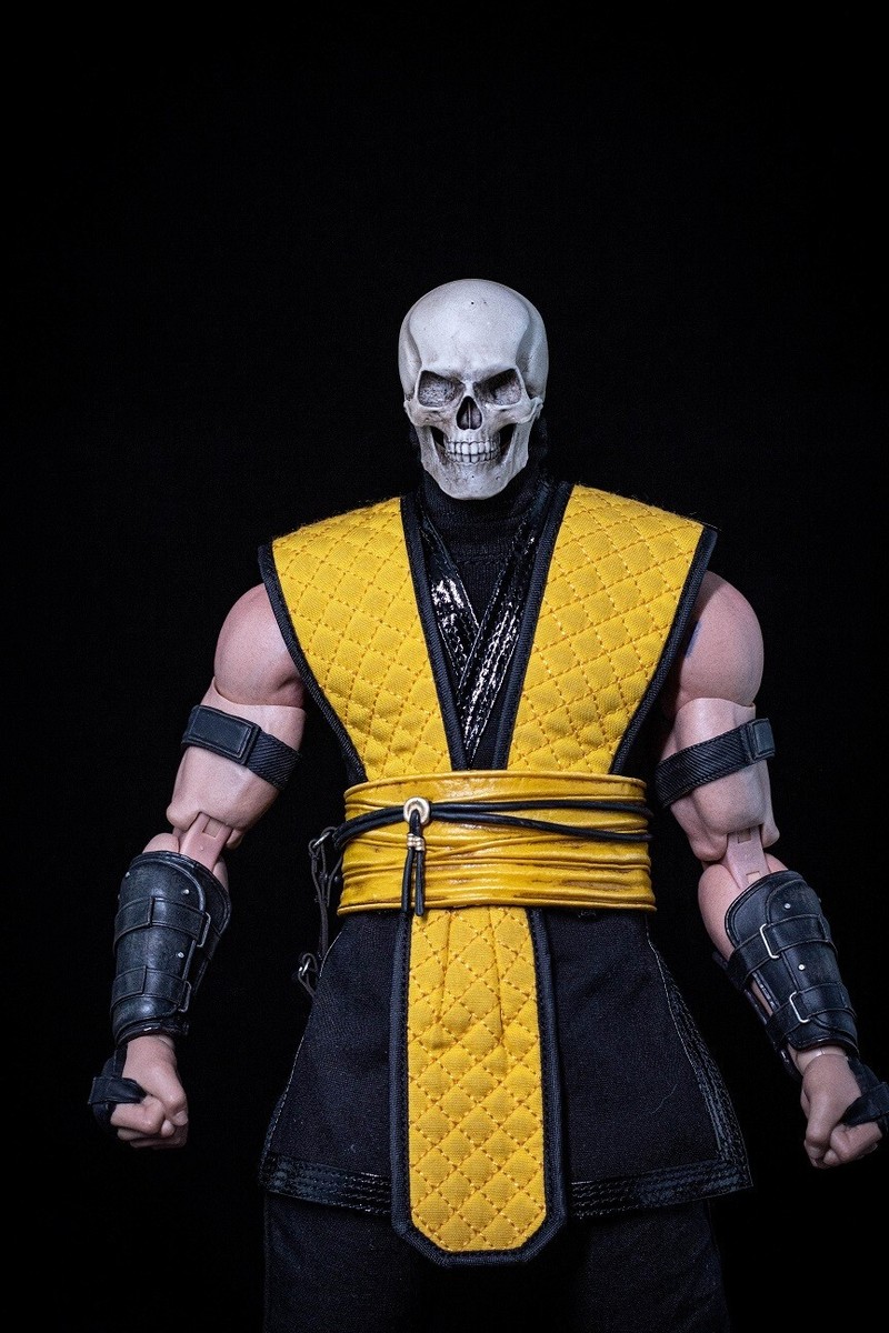 Storm Collectibles Mortal Kombat 1/6 Scorpion Custom Skull