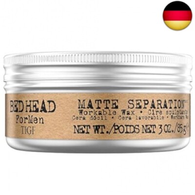 Bed Head For Men by TIGI | Matte Separation Styling-Haarwachs |