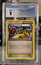 CGC 8 Pokemon World Championship WORLDS 14 Champions festival card XY27 ENGLISH on eBay