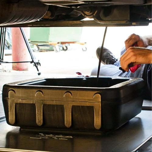 Oil Change Drain Container 16 Quart Large Pan leak-proof High Capacity Car Auto - Picture 5 of 13